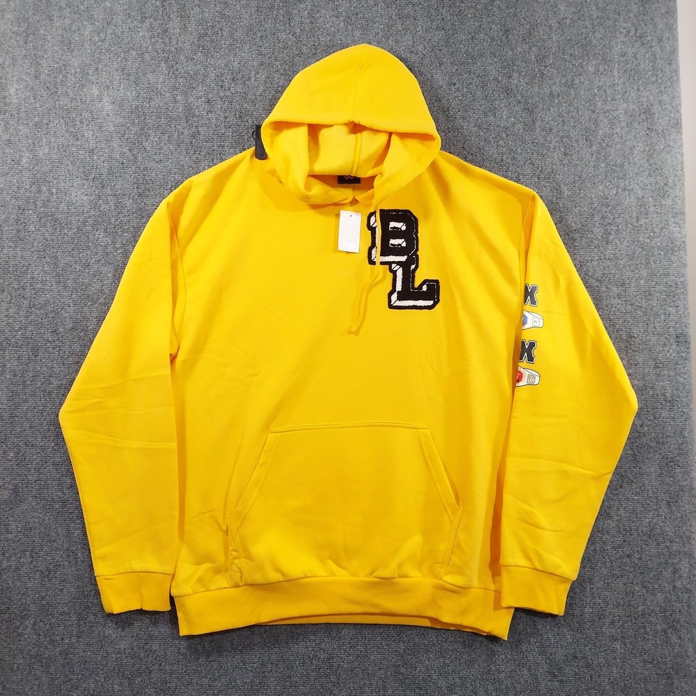 WWE‎ Becky Lynch Hoodie Sweatshirt Mens 3XL Yellow Wrestling Ripple Junction